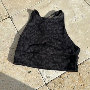 Lululemon high line bra, cheetah print